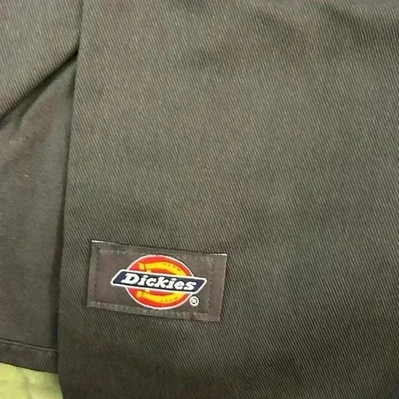 Men’s Dickies Gray Short Sleeved Workwear Shirt White Logo size XL - Picture 3 of 6